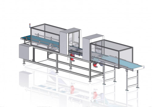 Tray stack conveyor system