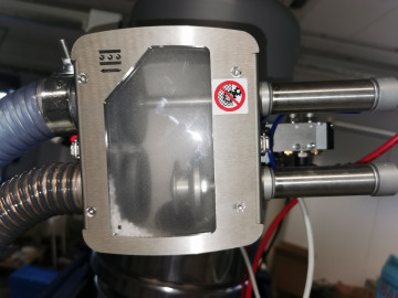 Die Mischweiche ermöglicht das Mischen unterschiedlicher Materialen beim Saugen auf die Maschinen