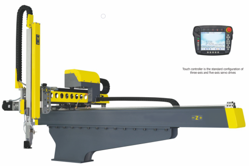 Robot mit extrem niedriger Bauweise