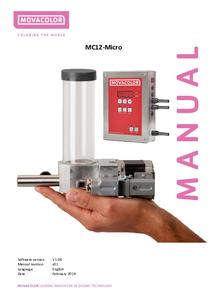 Preview MC 18 Micro user manual english