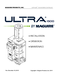 Preview Usermanual ULTRA 600 touch