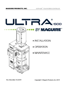 Preview Usermanual ULTRA 600 touch