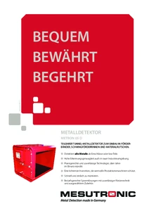 Preview Metalltetektoren Metron 05D