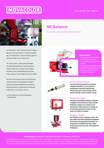Preview Gravimetrische Dosiergeräte MCBalance