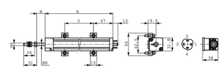 Wegmesssystem Novotechnik LWH 130