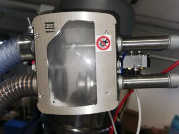 Die Mischweiche ermöglicht das Mischen unterschiedlicher Materialen 