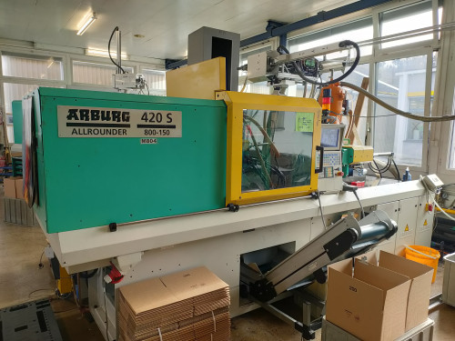 	gebrauchte Spritzgießmaschine Arburg Allround 420S-800