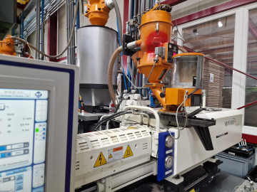 gebrauchte Spritzgießmaschine Haitian 160 Tonnen Mars IIs