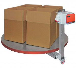 Turntable for boxes