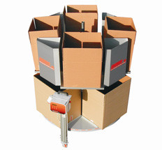 Drehteller für Kartons/Boxen