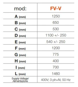 Vibrationsseparator Dimensionen