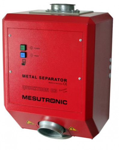 Metal separator for inspection of granules