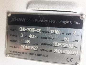 Shini Hopper Dryer SHD 200 T