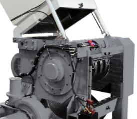 Hohe Produktivität, exzellente Ergonomie
Trichter und Mahlraum werkzeuglos zu öffnen
Siebhalter zum Herausrollen
schnelle Reinigung durch glatte, allseits bearbeitete Oberflächen
hohe Energieeffizienz durch Schnittgeometrie und EnergySave Motorcontroller