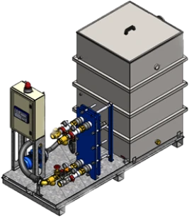 Tank mit 1000 l 
