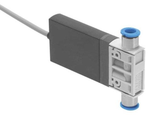 Monostable Vorgesteuertes Magnetventil 24V, Einsteckanschluss 6 mm, Elektrisch, MHJ Serie